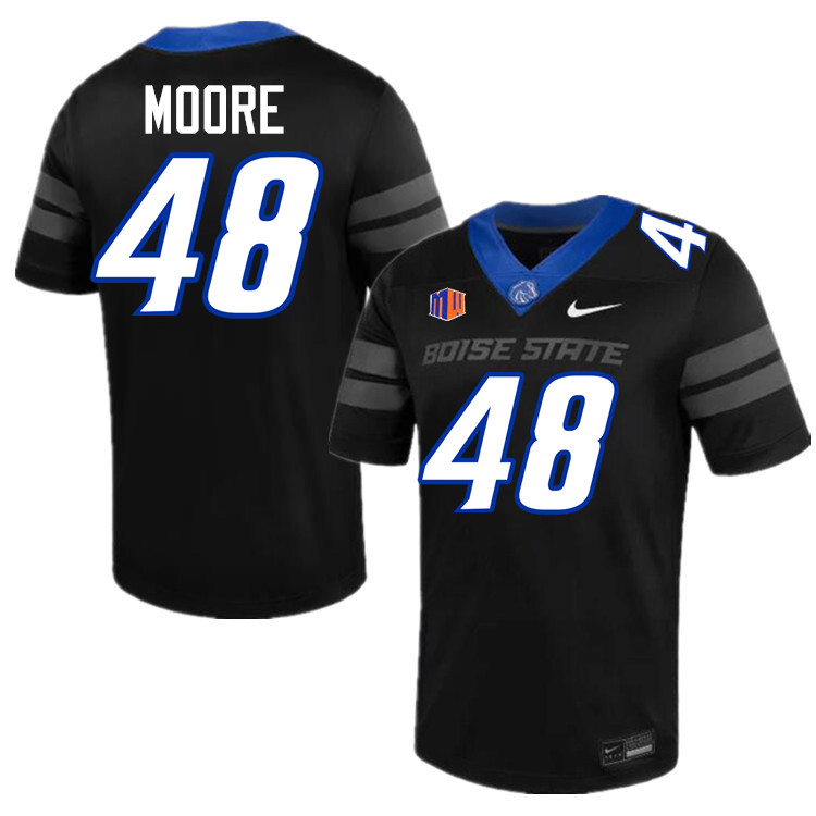 Canaan Moore Jersey, Boise State Broncos College Football Jersey College Uniforms-Black  Canaan Moore Jersey, Boise State Broncos College Football Jersey College Uniforms-Black